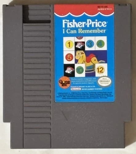 Nintendo NES Fisher-Price I Can Remember (Cleaned, Tested & Working)