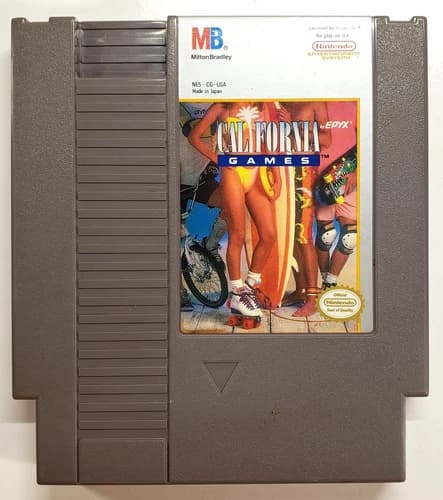 California Games (Nintendo Entertainment System, 1989) NES Authentic Cartridge