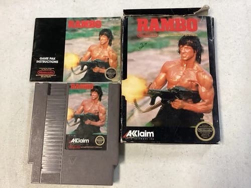 Rambo (Nintendo Entertainment System, 1988) CIB Manual Tested