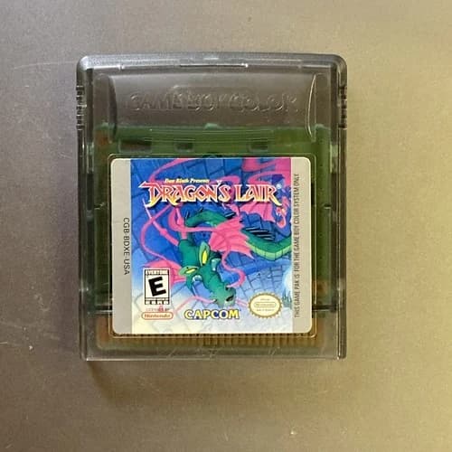 Authentic Dragon's Lair Nintendo Game Boy Color Game Cartridge Tested Working