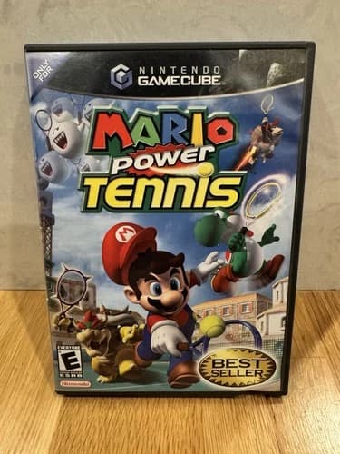 Mario Power Tennis (Nintendo GameCube, 2004) Complete In Box - CIB