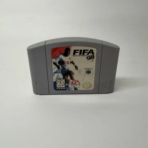 FIFA Road To World Cup '98 (Nintendo 64, 1997) N64 Authentic Cart Only Uested