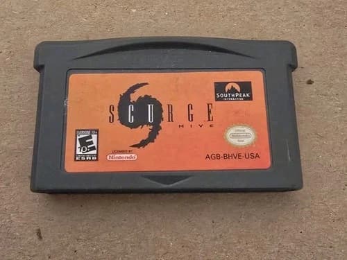 Scurge Hive Nintendo Game Boy Advance 2006 GBA Authentic Cleaned Tested Working