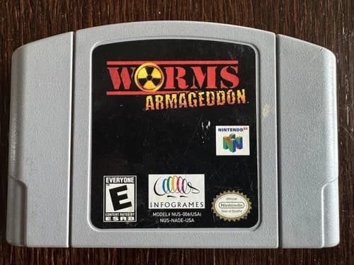 Worms Armageddon (Nintendo 64) Authentic - N64 - Tested