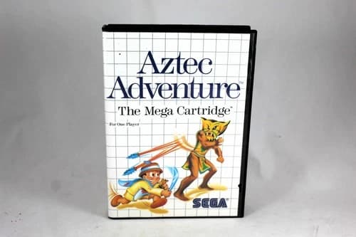 Sega Master System Aztec Adventure Complete in Box CIB Tested