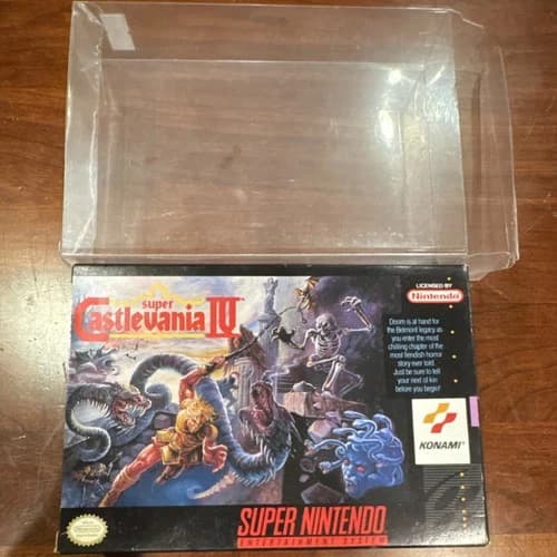 Authentic - Super Castlevania IV CIB w/ Manual Box Nintendo SNES NTSC-U/C Konami