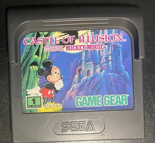 Castle of Illusion Starring Mickey Mouse - Sega Game Gear - Good Condition
