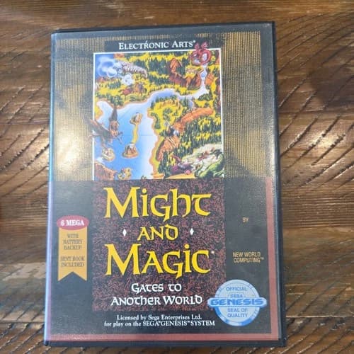 Might and Magic: Gates to Another World (Sega Genesis, 1991) CIB