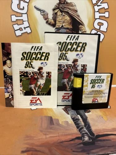 FIFA SOCCER 95 SEGA GENESIS TESTED WORKING! CIB 1994 EA SPORTS