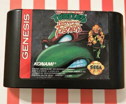 Teenage Mutant Ninja Turtles: Tournament Fighters (Sega Genesis, 1993) Cart Only