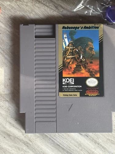 Nobunaga's Ambition - Nintendo NES Game Cartridge - Authentic - Tested