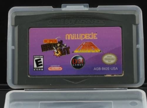 Millipede Super Breakout Lunar Lander Tested Nintendo Game Boy Advance