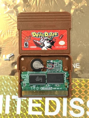 Drill Dozer Nintendo Game Boy Advance GBA Authentic Gamefreak Rumble Works Poke