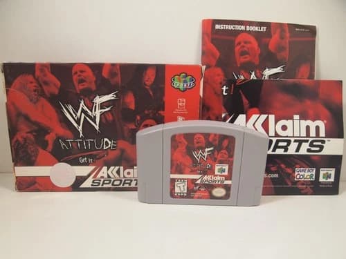 WWF Attitude (Nintendo 64 | N64) Complete in Box CIB