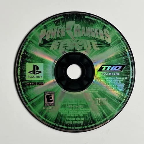 Power Rangers Lightspeed Rescue Sony Playstation 1 PS1 Disc Only Tested