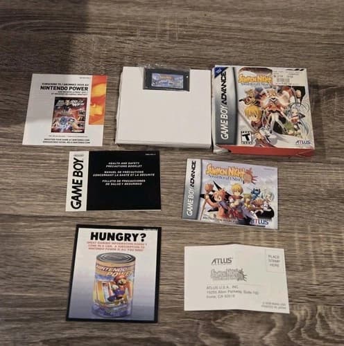 Summon Night Swordcraft Story 2 GBA Gameboy Advance CIB ALL Inserts Atlus