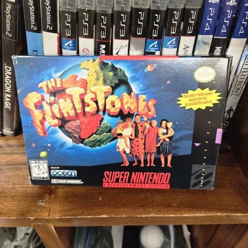 The Flintstones Super Nintendo SNES 1993 CIB Complete
