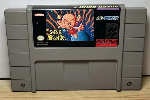 Super Bonk (Super Nintendo Entertainment System, 1994) SNES Cart Only Tested