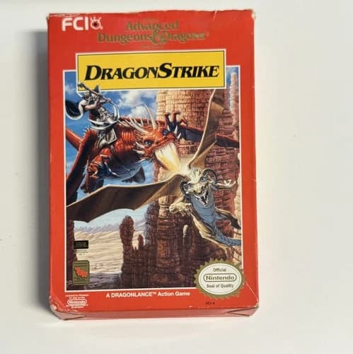 Advanced Dungeons & Dragons Dragon Strike Nintendo NES CIB Complete Tested