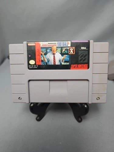 John Madden Football 93 SNES Super Nintendo Working Game Only