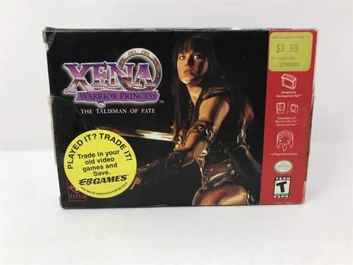 Xena: Warrior Princess The Talisman of Fate - Nintendo 64 N64 - Complete In Box