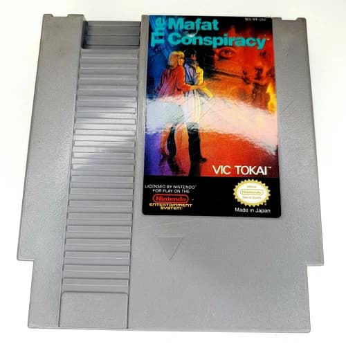 The Mafat Conspiracy Nintendo Nes Cleaned & Tested Authentic