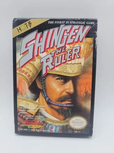 Shingen the Ruler (Nintendo Entertainment System, NES, 1990) CIB!