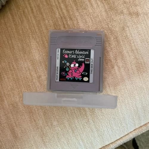 Boomer's Adventure In Asmik World (Nintendo Game Boy, 1989) Working Authentic