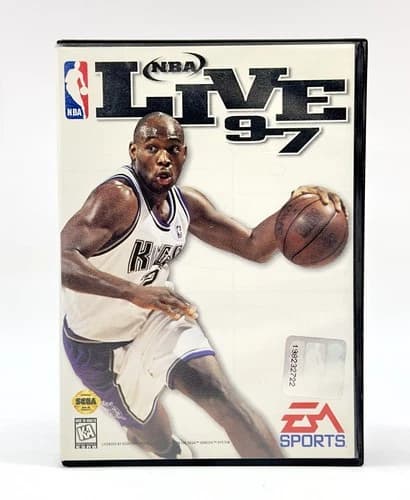 NBA Live 97 for Sega Genesis, 1996 CIB TESTED Complete w/Manual SHIPS FAST FREE