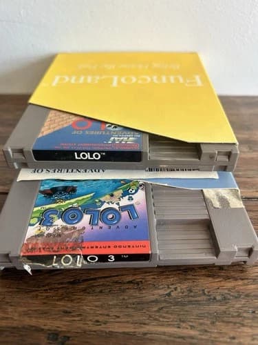 Nes Adventures Of Lolo 1 And LOLO 3 Tested And Working