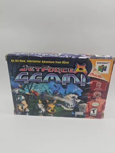 Jet Force Gemini (Nintendo 64, 1999) N64 - Authentic - Complete CIB - TESTED !
