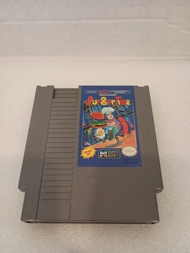 Burger Time (Nintendo Entertainment System NES, 1987) - Tested working