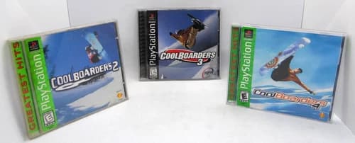Cool Boarders 2, 3, 4 PS1 Playstation One PSone Complete CIB Tested and working