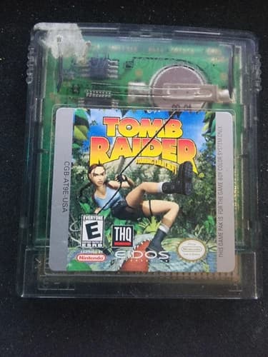 Tomb Raider Starring Lara Croft (Nintendo Game Boy Color) Authentic