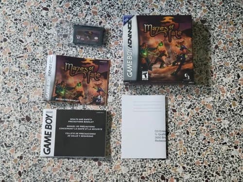 Mazes of Fate Gameboy Advance GBA Tested CIB Complete