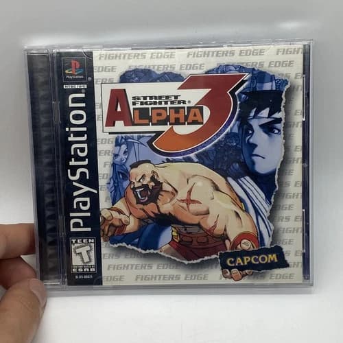 Street Fighter Alpha 3 PlayStation 1 PS1 Complete CIB Tested