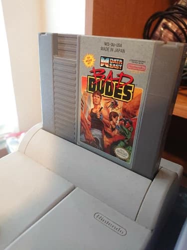 NES Bad Dudes Nintendo Nes Tested Authentic
