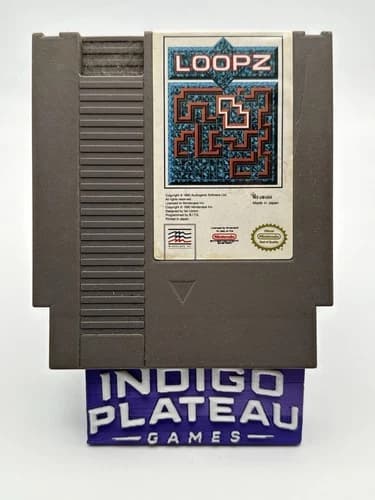 Loopz CLEANED & TESTED AUTHENTIC NES Nintendo Game Cartridge ONLY