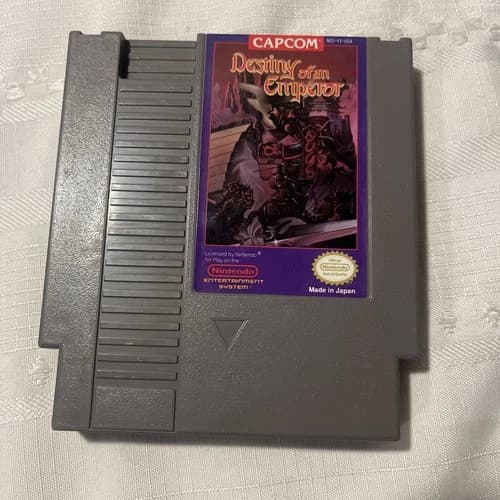 Destiny of an Emperor (NES) Cartridge Nintendo Cleaned Tested