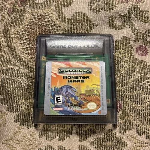 Godzilla the Series: Monster Wars (Nintendo Gameboy Color GBC) Authentic Tested