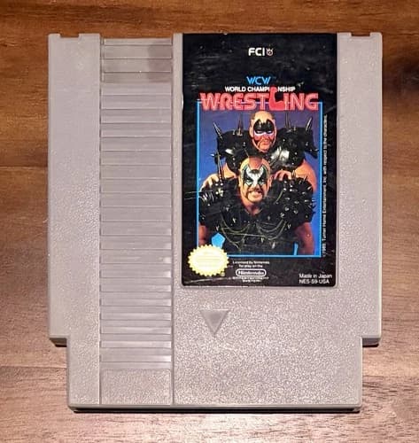WCW World Championship Wrestling Nintendo NES
