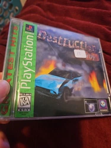Destruction Derby (Playstation 1 PS1) Complete In Case