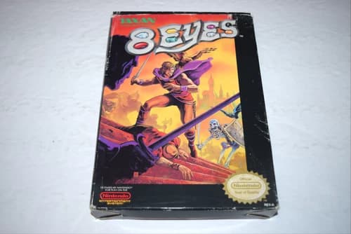 8 Eyes Nintendo NES Video Game Complete in Box