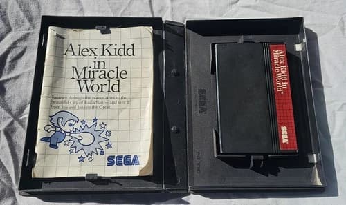 Alex Kidd in Miracle World (Sega Master System, 1986) Complete!