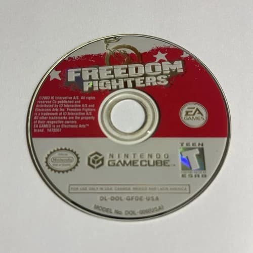 Freedom Fighters - Nintendo GameCube Disc Only Tested