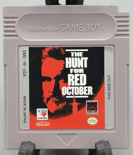 The Hunt For Red October Gameboy (1991, Hi Tech Expressions) Cleaned & Tested✅