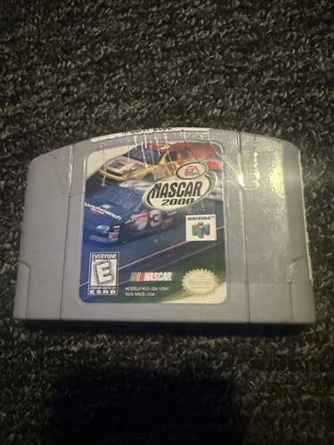 NASCAR 2000 (Nintendo 64 N64, 1999) - Authentic- Tested