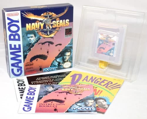 Navy Seals Nintendo Game Boy Complete CIB Authentic! Great Condition! RARE!