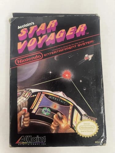Star Voyager Original Nintendo COMPLETE IN BOX NES CIB