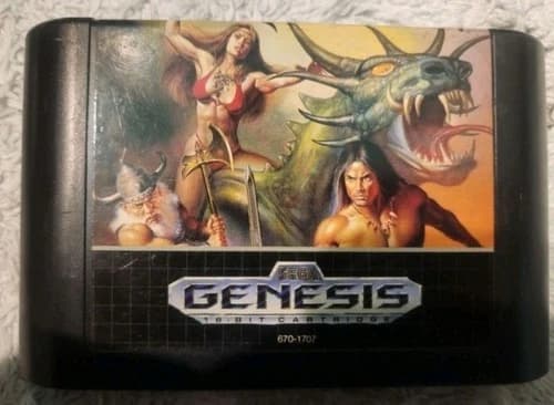 Golden Axe II 2 (Sega Genesis, 1991) Cartridge Only - Tested & Working!